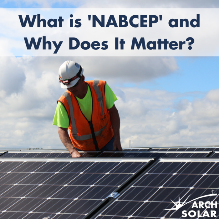 What does "NABCEP Certified" Actually Mean?