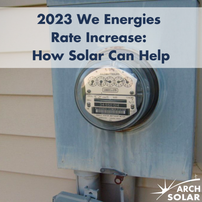 2023 We Energies Rate Increase: How Solar Can Help