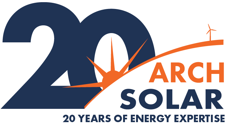 Arch Solar 20th Logo