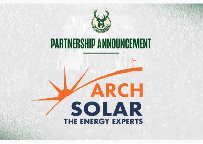 NBA Milwaukee Bucks Partner with Arch Solar