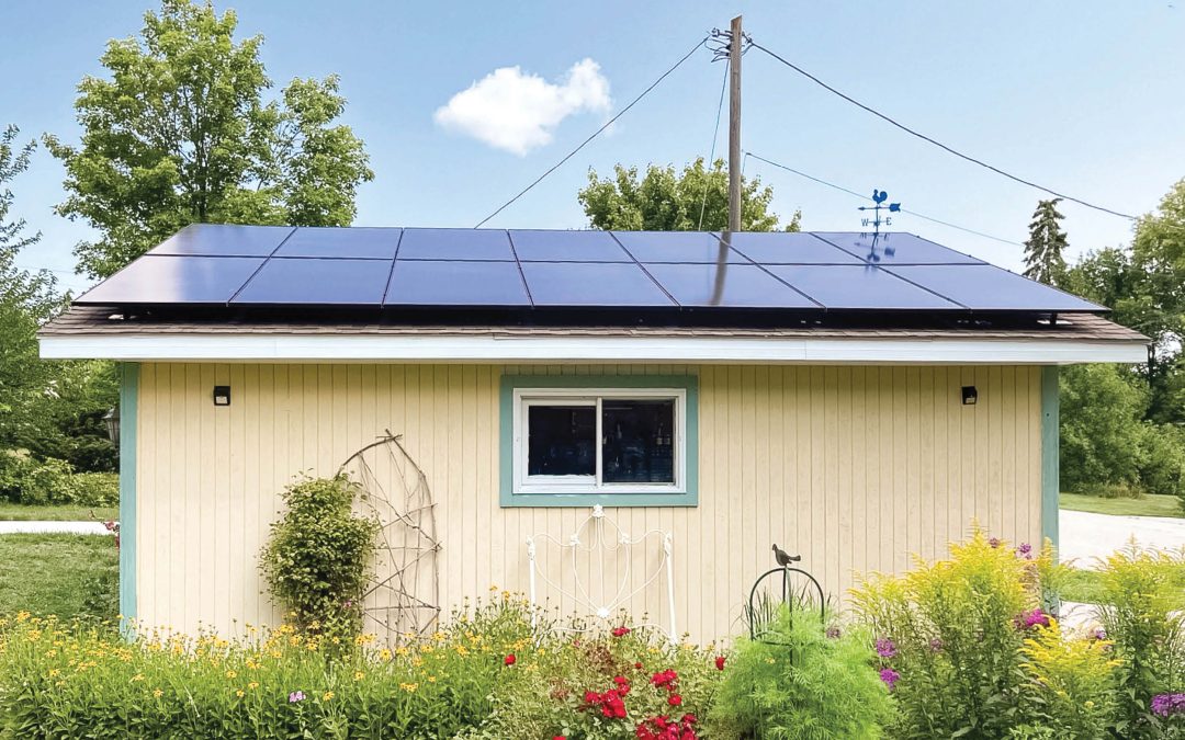 Shorewood Office Installs Vertical Solar