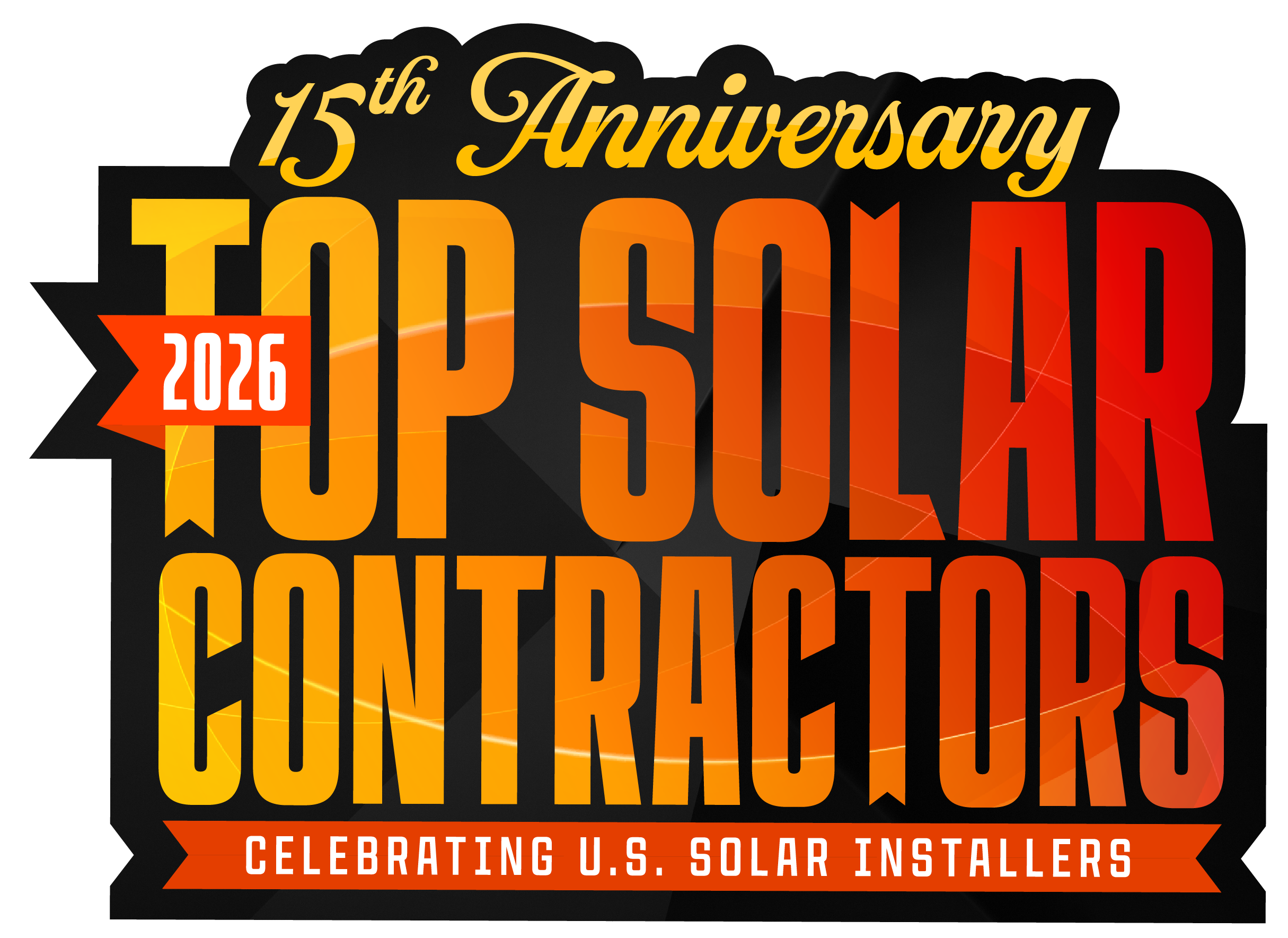 Top Solar Contractor 15th Anniversary logo