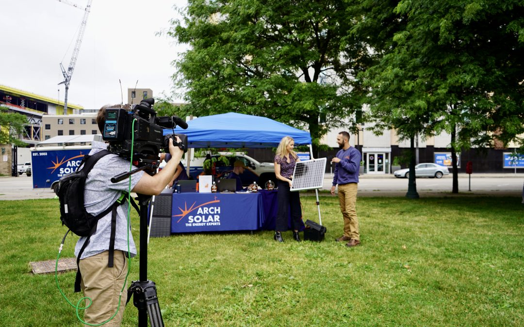 Arch Solar Celebrates 20th Anniversary with Solar-Powered Mobile Workstation